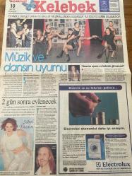KELEBEK GAZETESİ DOĞUM GÜNÜ HEDİYESİ (TURKISH NEWSPAPPER) - 10 MART 1997 - TAM TAKIM 4 SAYFADIR -Neslihan Akbaş-Sinan Özbalcı-Yekta Kara-Nesrin Aydın-Sibel Tüzün-Levent Candaş-Eli Dayıoğlu-Yasemin Boran-Güzün Abla-Dr Gündüz Tezmen-Perihan Korkmaz-Azize Bergin-Zehra Kalyoncu-Muzaffer Akpınar-Zerrin Kalyoncu-Müzik ve dansın uyumu-İstanbul Devlet Opera ve Balesi müzikallerden seçmeler ile izleyicilerini selamlıyor-Gençler opera ve balenin güvencesi-2 gün sonra evlenecek-Elektrik ve su faturası gelince-Bizim Grammylerimiz Kraldan-Vücudunuzun sesini dinleyin-Merak ettikleriniz-Bağışıklıklarını kontrol ettirin-Püf noktası Çiçek kuruturken-Olağanüstü renkler inanılmaz fiyatlar-Bioenerjiyle şifa dağıtıyor-Arıca’dan başkana sitem-Sırlar evliliği uzatıyor-Talihliler hediyelerini aldı-Bediş’in kayak keyfi-Trabzon eğleniyor-TV’nin şiddeti-Kamp macerası-Orfeckin bedeli-Blame my father-Silahsız ve tehlikeli-Uzaydan saldıranlar