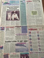 KELEBEK GAZETESİ DOĞUM GÜNÜ HEDİYESİ (TURKISH NEWSPAPPER) -30 EYLÜL 1991 - TAM TAKIM 4 SAYFADIR -Ajda Pekkan-Liza Minnelli-Azize Bergin-Cecilya İrem-Pelin Sarı-Kenzo-Prenses Victoria-Farah Fawcett-Ryan O’Neal-Gregory Peck-Audrey Hepburn-Bryan Brown-Helen Morse-Modern büyüler-Erkeği elde tutmanın 16 çağdaş yolu-Süperstar bu kez platin’e koşuyor-Stajyer kraliçe-Hayata da mesleğe de yeniden başladı Liza’nın dönüşü-Bilmemek ayıp değil-Ceket deyip geçmeyin-Hayvan Hakları Evrensel Beyannamesi-Boğazımda bir yumruk oluşuyor-Kocaelililer’in üstüne KİT zehiri yağıyor-Roma Tatili-Küçük Kurbanlar-Manuela-Uzakdoğu’da macera