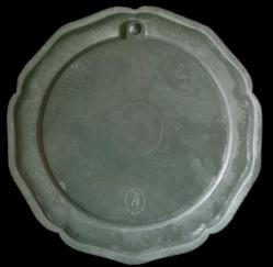 Almanya Zin Damgalı Antika Dekor Duvar Tabağı