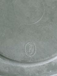 Almanya Zin Damgalı Antika Dekor Duvar Tabağı