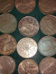 Efemera - 11  FARKLI ÜLKE   5   EURO CENTLERİ - kitantik - kitaLog