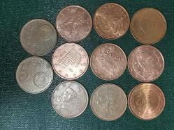 11  FARKLI ÜLKE   5   EURO CENTLERİ