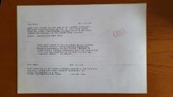 YUNANİSTAN ESKİ BAŞBAKANI ANDREA PAPANDREU'NUN EŞİ MARGARİTA'NIN ORİJİNAL BÜYÜK BOY NET KALİTEDE 3'LÜ FOTOĞRAF SETİ (ΦΩΤΟΓΡΑΦΙΑ ΤΟΥ ΠΡΩΗΝ ΠΡΩΘΥΠΟΥΡΓΟΥ ΤΗΣ ΕΛΛΑΔΑΣ, ΑΝΔΡΕΑ ΠΑΠΑΝΔΡΕΟΥ) - 30 x 20 cm EBADINDA - 23 HAZİRAN 1989'DA, PAPANDREU, HASTANEDE TEDAVİ GÖRDÜĞÜ SÜREÇTE ESKİ EŞİ MARGARİTA KENDİSİNİ ZİYARETE GELDİĞİ ANLARDA ÇEKİLMİŞ ÇOK NET KALİTEDE BÜYÜK BOY 3 FARKLI FOTOĞRAF... ÖZEL ARŞİV, AVRUPA BASKI!..  - FEARS WERE GROWING FOR THE LIFE OF MR. ANDREAS PAPANDREOU, THE GREEK MINISTER, ON JUNE 23, 1989 AFTER SEVERE HEART AND KIDNEY COMPLICATIONS OCCURRED WHILE HE WAS BEING TREATED FOR PNEUMONIA IN THE ATHENS STATE HOSPITAL. THE PUBLIC WAITED ANXIOUSLY IN FRONT OF THE HOSPITAL. Τρεις φωτογραφίες μεγάλου μεγέθους του Παπανδρέου, τραβηγμένες στις 23 Ιουνίου 1989, κατά τη διάρκεια επίσκεψης της πρώην συζύγου του Μαργαρίτας, ενώ νοσηλευόταν στο νοσοκομείο.