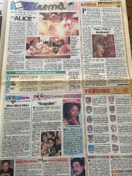 KELEBEK GAZETESİ DOĞUM GÜNÜ HEDİYESİ (TURKISH NEWSPAPPER) - 5 TEMMUZ 1991 - TAM TAKIM 4 SAYFADIR -Müjde Ar-Emre-Aslıhan-Seyyal Taner-Dr.Gündüz Tezmen-Azize Bergin-Linda Gray-Gary Peterson-Leman Sam-Sezen Aksu-Safiye Soyman-Cetin Ceki-Ceylan Palay-Aziz Üstel-Atilla Arcan-Yalçın Menteş-Tamer Köksal-Woody Allen-Mia Farrow-Whoopi Goldberg-Dustin Hoffman-Marlon Brando-Kadir İnanır-Kelebek-Armağanların en güzelini yine Hürriyet veriyor-Süper TV ve video sistemi-Sharpvision-2.5 metrelik dev görüntü-Kahrolsun misket yaşasın disket-Geceler renklendi-Bilmemek ayıp değil-Sağlık danışmanı-Suda boğulma ve ilkyardım-Aklınızda bulunsun-Evlerde yeşil modası-Evlilik köşesi-50'sinde mutluluk-Yalan Rüzgarı'nda karar ayı-Gecenin konuğu Minik Serçe-Yepyeni bir Vay Canına-Rastlantı-Pasifik Cehennemi-Sinema-Alice-Soapdish-Yıldızınız-Burası Hollywood-Burası Yeşilçam-Gördüm.