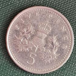 İNGİLTERE  1996   5 PENCE
