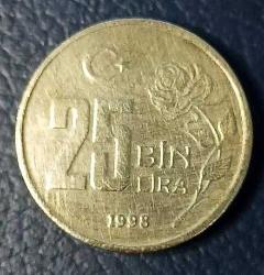 25 Bin Lira (25.000 TL) 1998