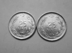 732// 25 Kuruş (1973,1974)