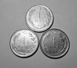 733// 1 Lira 3'lü set (1975,76,77)