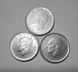 733// 1 Lira 3'lü set (1975,76,77)