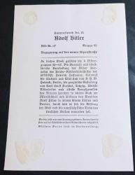 Adolf Hitler 1935  fotoğraf propaganda kartı No:117