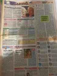 KELEBEK GAZETESİ DOĞUM GÜNÜ HEDİYESİ (TURKISH NEWSPAPPER) - 8 ŞUBAT 1991 - TAM TAKIM 4 SAYFADIR -Yasemin Yalçın-Yalçın Menteş-Banu Alkan-Kim Basinger-Leyla İsmier-Dr Gündüz Tüzmen-Muzaffer Buyrukçu-Richard Gere-John Goodman-Jeff Daniels-Paul Hogan-Aida Pekkan-Neşe Karaböcek-Arcan ve Menteş-Komedyenin yıldızları-Banu bunu hep yapıyor-Komedinin yıldızları-Rüküşlük moda oldu-Evcil hayvanlar kısırlaştırılıyor-Güzellik merkezleri kervanı genişliyor-Beyler Ev işi yapın daha sağlıklı olun-Soğuk algınlığından nasıl korunalım-Arachnophobia-Yaramaz çocuklar gibisin-Aida’lı ve Neşe’li saatler-Cinsellikten siyasete-Büyük yarış-Adam-Cennette ölüm