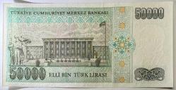 7. Emisyon 2. Tertip 50 Bin Türk Lirası L54 227766 Çil Kondisyonda Koleksiyonluk Eski Para