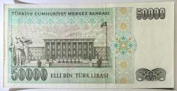 7. Emisyon 2. Tertip 50 Bin Türk Lirası M31 316987 Çil Kondisyonda Koleksiyonluk Eski Para