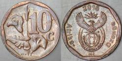 GÜNEY AFRİKA CUMHURİYETİ 10 CENT 2015.