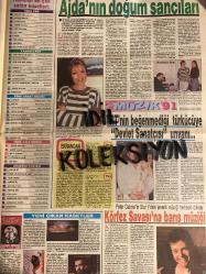 HAFTA SONU DERGİ - GAZETESİ EKSTRA EKİ DOĞUM GÜNÜ HEDİYESİ (TURKİSH -MAGAZINE - NEWSPAPER) - TAM TAKIM 8 SAYFADIR -  1 ŞUBAT 1991 - Sayı: 5 -Harika Avcı-İbrahim Tatlıses-Bülent Ersoy-Ajda Pekkan-Zeki Müren-Yılmaz Köksal-Filiz Taçbaş-İsmet Özhan-Hakan Uç-Özlem Bitti-Peter Gabriel-İlyas İlbey-Yasemin Yalçın-Sema Gürgen-Yılmaz Köksal-Hülya Mutlu-Kayahan-Nilüfer-Nursac Doğanisik-Hülya Avşar-Tarık Akan-Coşkun Sabah-Yalçın Menteş-Yasemin Yalçın-Cemal Safi-Yıldırım Bekçi-Selçuk Tekay-Bülent Ersoy-Zeki Alasya-Metin Akpınar-Belkıs Akkale-Serpil Çakıl-Umut Tuna-Roksi Garih-İzzet Garih-Selda Akman-Edip Akbayram-Deniz Önger-Benta Şen-Kudret Ertürk-Nalan Ertürk-Pakize Ertürk-Suna Ertürk-Muzaffer Ertürk-Ceyhan Ertürk-Elif Tahmisci-Funda Onar-Serpil Ortak-Yeşim Uzun-Tayfun Bayar-Yeşim Gençler-İnci Erzbey-Tamay Hepagir-Kaan Dimili-Sule Arıncı-İbrahim Akın-Gülçin Akın-Kemal Akın-Mürüvvet Akın-Neslihan Çam-Halit Akın-Levent Akın