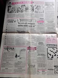 Günaydın Gazetesi - Turkish Newspaper - 12 Aralık 1986 - Ankara İncirli lisesi öğrencisi Aysel Genç Kenan Evren'e Turgut Özal'ı şikayet etti fotoğraf - Bulgaristan'da Türklere zulüm yapılmıyor diyen Bulgarlar rezil oldu - Türkiye'nin Melbourne başkonsolosluğuna sığınan dünya şampiyonu Naim Süleymanov Bulgar zulmünü anlattı Fotoğrafı - SHP'de isyan - 52 milyonluk 72 jaguar satıldı - Paris geceleri röportaj Mustafa Ömer Yalçın - suyun içinde inanılmaz gösteri Fotoğrafı - İbrahim Tatlıses ağladı fotoğraf - Avrupa ülkelerinde radyasyon Türkiye'den daha fazla - İzmir'de 613 kedi ve köpekten 263'ü kuduz çıktı - Fatih'in fedaisi Kara Murat Eser Rahmi Muratoğlu - Güzin Abla dertleriniz için buradayım - Motor Show 86 - Yeni Futbol federasyonu Başkanı Ali Uras ateşle oynuyor Fotoğrafı - Beşiktaş basketbol takımı kupa yorgunu Efes Pilsen'i rahat yendi - futbol hayatını Almanya'da sürdüren Selçuk Yula döndü Fotoğraf - İsveçli manken Suzanna Linsstahl bizde bakirelik ayıp sayılıyor dedi fotoğraf