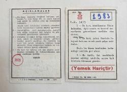 TCDD ve Denizcilik Bankası Denizyolları İşletmesi  Serbest Biniş Kartları