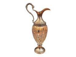 İtalyan Distellerie Buton Milano Kristal Gümüş Kaplama Ördek Başlı Karaf