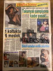 HAFTA SONU DERGİ - GAZETESİ EKSTRA EKİ DOĞUM GÜNÜ HEDİYESİ (TURKİSH -MAGAZINE - NEWSPAPER) - TAM TAKIM 8 SAYFADIR -  8 MART 1991 - Sayı: 10 -Meltem Berent-Nazan Ayas-Leyla Somer-Ünsal Emre-Mesut Engin-Mümtaz Alpaslan-Nuri Tek-Cemal Kamacı-Gülay Pınarbaşı-Suna Üçkarışoğlu-Roger Zami-Gomez Fouz-Ünal Küpeli-Mehmet Tanrısever-Minyel Abdullah-Berhan Şimşek-Pınar Elice-Güneş Uğur-Ayşegül Nadir-Ceylan Tecimer-Nadir Ermiş-Asil Nadir-Alev Baymur-Orkun Bey-Yavuz Özkan-Coşkun Sabah-Ramiz Dağlı-Fatih Erkoç-İzel Çeliköz-Şevket Uğurluer-Aysel Gürel-Cemil Sağyaşar-Sevilay Oyal-Bilge Oyal-Hülya Koroğlu-Kamil Özler-Çiğdem Tunç-Mehmet Ali Erbil-Candan Erçetin-Serap Turgay-Zerrin Özer-Reyhan Karaca-Cumhur Atalay-Bülent Özveren-Uğur Başar-Selçuk Başar-Cenk Sökmen-Arzu Ece-Can Uğurluer-Kemal Sunal-Orhan Aksoy-Yasemin Yalçın-Leman Çıdamlı-Gamze Özalan-Kayhan Yıldızoğlu-Kadir Savun-Pınar Eliçe-Cemal Kamacı-Meral Konrad-Nilgün Bubikoğlu-Erdinç Akbaş-Avni Kütükoğlu-Kadir İnanır-Yuksel Uzel-Zeki Alasya-Salih Ka
