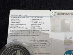 DARPHANE 2017 Darphane’nin 550. Kuruluş Yıldönümü Gümüş Hatıra Sikke