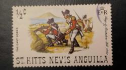 LOT.14 » 1971 YILI ST KITTS-NEVIS ANGUILLA ASKERLER  DAMGALI   ŞARNİYERSİZ.