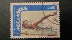 LOT.12 » 1978 YILI MOZAMBİK YÜZME   DAMGALI    ŞARNİYERSİZ.
