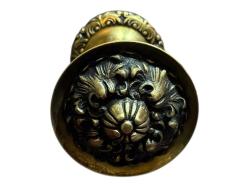 Pirinç kapı kolu 8 cm çapında