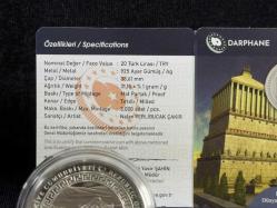 DARPHANE Halikarnas Mozolesi - Dünyanın Yedi Harikası Serisi No:1 Gümüş Hatıra Sikke