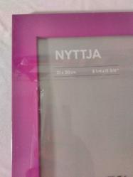 IKEA Nyttja fotoğraf çerçevesi (PEMBE)