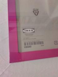 IKEA Nyttja fotoğraf çerçevesi (PEMBE)