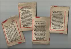 4 ADET 40 NUMARA NEFTİ RENKTE VIKTORIA KUMAŞ BOYLARI SETİ...