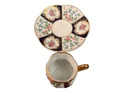 fransız artiste minyatür porselen Türk kahvesi fincanı