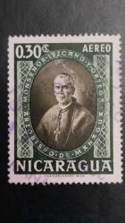 LOT.1 » 1957 YILI NİKARAGUA HAVA YOLU POSTASI DAMGALI ŞARNİYERSİZ