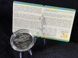 DARPHANE Kazakistan Bağımsızlığının 30. Yılı Gümüş Hatıra Sikke | Çil – Kapsül İçinde – Sertifikalı