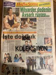 HAFTA SONU DERGİ - GAZETESİ EKSTRA EKİ DOĞUM GÜNÜ HEDİYESİ (TURKİSH -MAGAZINE - NEWSPAPER) - TAM TAKIM 8 SAYFADIR -  31 MAYIS 1991 - Sayı: 22 -Hülya Avşar-Ataman Fedai-Ramazan Biçer-Deniz Akbulut-Ferdi Tayfur-Selçuk Ilkan-Oya Aydoğan-Leyla Somer-Bulut Aras-Ahmet Selçuk Ilkan-Duran Çakmak-Eda Eren-Nükhet Duru-Emel Sayın-Zeynep Özül-Adnan Güngör-Suha Öz-Bülent Akarcalı-İlhan Şeşen-Gökhan Şeşen-Burhan Şeşen-Nejat Yavaşoğulları-Filip Sümükaya-Akın Eldes-Richard Hammerschmidt-Demirhan Baylan-Ali Kocatepe-Aysun Kocatepe-Ayşegül Aldinç-Dursun Karaca-Ramiz Dağlı-Meltem Doğanay-Tarık Akan-Rıza Akpolat-James Dearden-Kingsley Amis-Türkan Şoray-Deniz Pulaş-Sibel Tan-Beğüm Özbek-Mustafa Poyraz-Yaşar Kekeva-Halit Kıvanç-Sevil Akıncı-Erol Evgin-Oya Aydoğan-Suna Yıldızoğlu-Esin Yücel-Elif Kramer