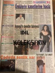 HAFTA SONU DERGİ - GAZETESİ EKSTRA EKİ DOĞUM GÜNÜ HEDİYESİ (TURKİSH -MAGAZINE - NEWSPAPER) - TAM TAKIM 8 SAYFADIR -  31 MAYIS 1991 - Sayı: 22 -Hülya Avşar-Ataman Fedai-Ramazan Biçer-Deniz Akbulut-Ferdi Tayfur-Selçuk Ilkan-Oya Aydoğan-Leyla Somer-Bulut Aras-Ahmet Selçuk Ilkan-Duran Çakmak-Eda Eren-Nükhet Duru-Emel Sayın-Zeynep Özül-Adnan Güngör-Suha Öz-Bülent Akarcalı-İlhan Şeşen-Gökhan Şeşen-Burhan Şeşen-Nejat Yavaşoğulları-Filip Sümükaya-Akın Eldes-Richard Hammerschmidt-Demirhan Baylan-Ali Kocatepe-Aysun Kocatepe-Ayşegül Aldinç-Dursun Karaca-Ramiz Dağlı-Meltem Doğanay-Tarık Akan-Rıza Akpolat-James Dearden-Kingsley Amis-Türkan Şoray-Deniz Pulaş-Sibel Tan-Beğüm Özbek-Mustafa Poyraz-Yaşar Kekeva-Halit Kıvanç-Sevil Akıncı-Erol Evgin-Oya Aydoğan-Suna Yıldızoğlu-Esin Yücel-Elif Kramer