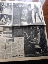 Günaydın Gazetesi - 7 Ocak 1969 - el altından satılıp Bridget Bardot'a milyonlar kazandıran fotoğraflar - sermayesi seks olan Asrın en güzel tüccarı Brigitte Bardot - Brigitte Bardot'un çıplak resimlerini bütün dünyaya dağıttırmak için gizli bir şebeke ile anlaştığı tespit edildi - Amerikan büyükelçisi Kommer'in arabası ODTÜ'de yakıldı Fotoğrafı - ODTÜ'de öğrenciler Kommer'in Cadillac'ını itfaiyeye söndürtmedi - islamlıkta laiklik olmaz Yazan Aziz Nesin - Vietnam Eğitim Bakanı Le Min Tri Vietkong komandoları tarafından ağır yaralandı - Jim Maykıl ölümlerden ölüm beğen Foto Roman - De Gaulle ve diğer meşhurlar Bardot için ne dedi - Spor Toto tahmini - eskiciler kongre'de dert yandı - fotoğraflarla Galatasaray Mersin İdmanyurdu maçı - güçlü olan kazansın yazan Şükrü Gülesin - Samsun Judo okulunda karateciler de çalışıyor - Killing ölüm kervanı Foto Roman - 1968 yılı süper filmler listesi - Türkan Şoray - Cüneyt Arkın - Ediz Hun - Sadri Alışık - İzzet Günay - Kartal Tibet