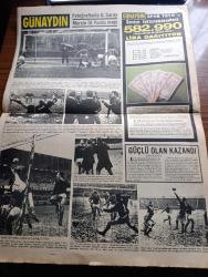 Günaydın Gazetesi - 7 Ocak 1969 - el altından satılıp Bridget Bardot'a milyonlar kazandıran fotoğraflar - sermayesi seks olan Asrın en güzel tüccarı Brigitte Bardot - Brigitte Bardot'un çıplak resimlerini bütün dünyaya dağıttırmak için gizli bir şebeke ile anlaştığı tespit edildi - Amerikan büyükelçisi Kommer'in arabası ODTÜ'de yakıldı Fotoğrafı - ODTÜ'de öğrenciler Kommer'in Cadillac'ını itfaiyeye söndürtmedi - islamlıkta laiklik olmaz Yazan Aziz Nesin - Vietnam Eğitim Bakanı Le Min Tri Vietkong komandoları tarafından ağır yaralandı - Jim Maykıl ölümlerden ölüm beğen Foto Roman - De Gaulle ve diğer meşhurlar Bardot için ne dedi - Spor Toto tahmini - eskiciler kongre'de dert yandı - fotoğraflarla Galatasaray Mersin İdmanyurdu maçı - güçlü olan kazansın yazan Şükrü Gülesin - Samsun Judo okulunda karateciler de çalışıyor - Killing ölüm kervanı Foto Roman - 1968 yılı süper filmler listesi - Türkan Şoray - Cüneyt Arkın - Ediz Hun - Sadri Alışık - İzzet Günay - Kartal Tibet