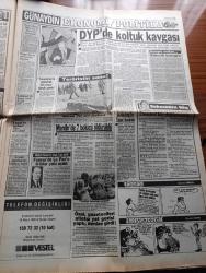 Günaydın Gazetesi - Turkish Newspaper - 16 Mayıs 1988 - Özal iktidarının cinsiyet değişikliği ile ilgili olarak yaptığı icraatı hiçbir hükümetin başaramadığını söyleyen Sabri Çavuşoğlu artık kadın Fotoğrafı - çatışmada 7 bölücü terörist ölü ele geçirildi - Süleyman Demirel eskileri tercih edince gençler öfkelendi - Genelkurmay eski başkanı Necdet Üruğ 200 milyonluk davasını bugün açıyor - Bayram namazı İstanbul'da 6.27'de Ankara'da ise 6.14'te kalacak - İngiltere'de yapılan kadınlar dünya bilek güreş şampiyonası - DYP'de koltuk kavgası - Fransa'da Le Pen'e iktidar yolu açıldı - 11 ayın sultanı ramazan hazırlayan Maruf Evren - cinsel suçlara vahşi cezalar yazan Yazgülü Aldoğan - Sait Faik Burgazada'da anıldı - Seçme sinemalar ve filmler - En büyük Galatasaray - Mustafa Denizli şampiyon olacağımızı biliyordum Fotoğrafı - Galatasaray taraftarları sabaha kadar tur attı - Başbakan Turgut Özal Galatasaray'ı kutladı - şimdi Tanju Çolak'ı Avrupa gol kralı yapacağız - TRT bayram programı