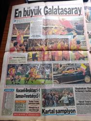 Günaydın Gazetesi - Turkish Newspaper - 16 Mayıs 1988 - Özal iktidarının cinsiyet değişikliği ile ilgili olarak yaptığı icraatı hiçbir hükümetin başaramadığını söyleyen Sabri Çavuşoğlu artık kadın Fotoğrafı - çatışmada 7 bölücü terörist ölü ele geçirildi - Süleyman Demirel eskileri tercih edince gençler öfkelendi - Genelkurmay eski başkanı Necdet Üruğ 200 milyonluk davasını bugün açıyor - Bayram namazı İstanbul'da 6.27'de Ankara'da ise 6.14'te kalacak - İngiltere'de yapılan kadınlar dünya bilek güreş şampiyonası - DYP'de koltuk kavgası - Fransa'da Le Pen'e iktidar yolu açıldı - 11 ayın sultanı ramazan hazırlayan Maruf Evren - cinsel suçlara vahşi cezalar yazan Yazgülü Aldoğan - Sait Faik Burgazada'da anıldı - Seçme sinemalar ve filmler - En büyük Galatasaray - Mustafa Denizli şampiyon olacağımızı biliyordum Fotoğrafı - Galatasaray taraftarları sabaha kadar tur attı - Başbakan Turgut Özal Galatasaray'ı kutladı - şimdi Tanju Çolak'ı Avrupa gol kralı yapacağız - TRT bayram programı