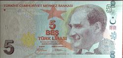 9.Emisyon 1.Tertip 5 Lira ÇİL