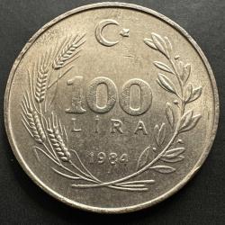Türkiye 100 Lira 1984.