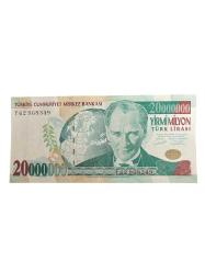 7.Emisyon 20.000.000 ( Yirmi Milyon ) Türk Lirası F62 968349