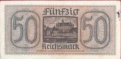 Almanya Nazi  50 Mark ÇÇT +  Kondüsyonda
