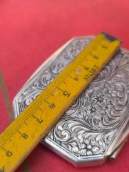 İtalyan 800 ayar Gümüş Tabaka Kutu