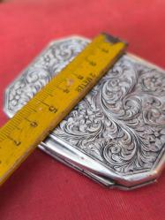 İtalyan 800 ayar Gümüş Tabaka Kutu