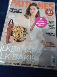 PATRONES DİKİŞ DERGİSİ 2026-02  TASARIM TULUMLAR - İLKBAHARA İLK BAKIŞ