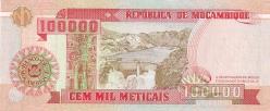 Mozambik, 100.000 Meticais (1993) ÇİL
