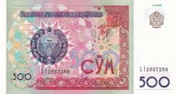 Koleksiyon ürünü Özbekistan, 500 Som (1999) ÇİL