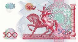Koleksiyon ürünü Özbekistan, 500 Som (1999) ÇİL